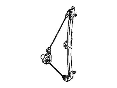 Chevy Tracker Window Regulator - 96059231