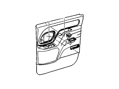 GMC 15706257 Door Trim Panel