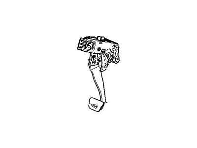 Chevy 23382765 PEDAL,BRAKE(CODE A9H)(INCLUDES 4,6,7)