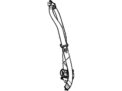 GM 15830224 Belt, Seat Belt, Driver Side