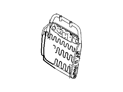 GM 95986220 Frame, Front Seat Back