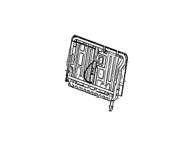 GM 88937944 Frame, Ae7 - Front Split Bench (Except "D" Trim), Rear