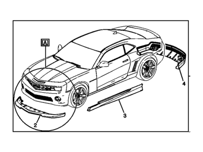 Chevy 22745047 Ground Effects