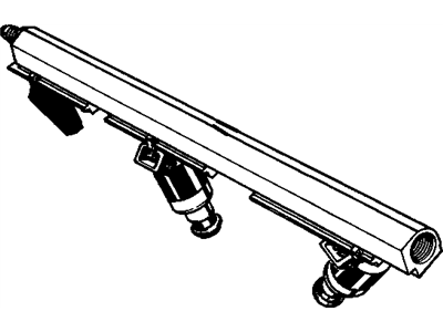 Pontiac Fuel Rail - 17113607
