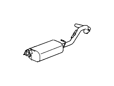 GMC Savana 3500 Muffler - 15739876