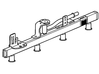 2007 Chevy Trailblazer Fuel Rail - 12592187