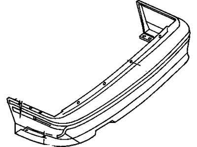 GM 22548855 Fascia, Front And Rear Bumper/Fascia Face, Black