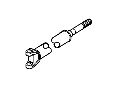 Chevy K3500 Driveshaft Yokes - 15582090