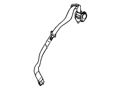 GM 22865162 Retractor, Seat Belt, Twilight Blue, Front