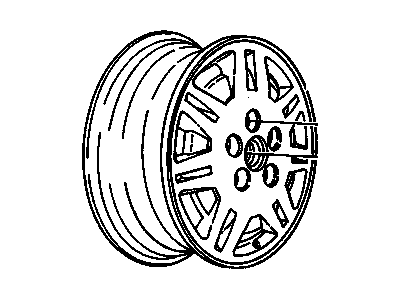 1993 Chevy Lumina APV Spare Wheel - 12517413