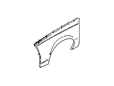 Chevy 14093535 Fender