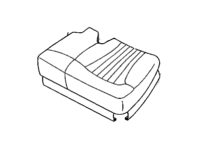 GM 88979636 Cover, Am7 - Rear Bucket/Split Seat Cushion