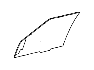 Pontiac 22549255 Door Glass