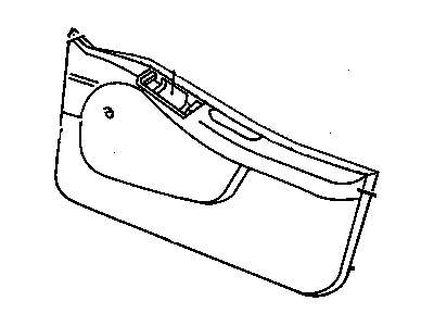 1994 Oldsmobile Silhouette Door Armrest - 16657891