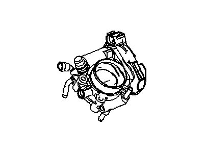 Pontiac 55561495 BODY,THROTTLE(MATES W/6-WAY CONNECT 13584095 (W/ LEADS))