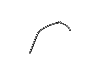 GM 10401529 Door Weatherstrip, Upper Passenger Side