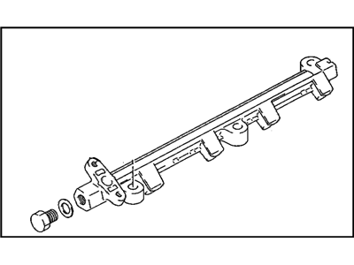 1998 Chevy Tracker Fuel Rail - 91174244