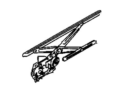 GM 30013892 Window Regulator, Front Passenger Side