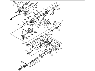 2004 Buick Regal Steering Column - 26081204