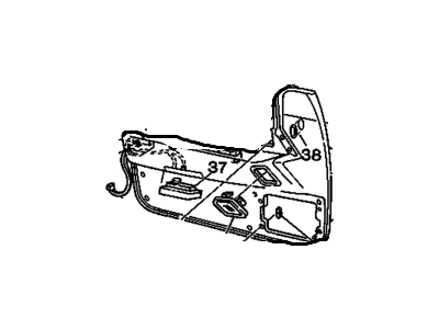 Buick 12539750 Door Trim Panel