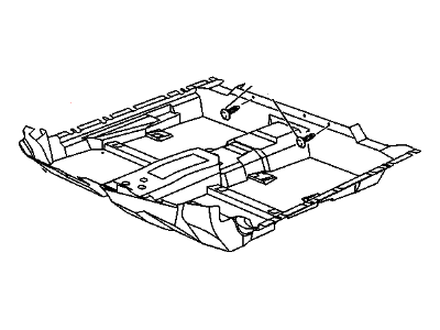 Buick 25633075 CARPET,FLOOR PANEL(MUSHROOM)