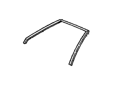 1987 Pontiac Bonneville Door Moldings - 20476410