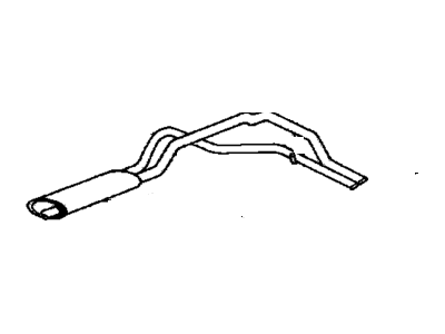 GMC P3500 Muffler - 15635940