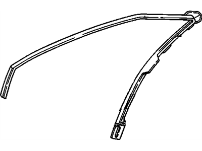 1994 Pontiac Sunbird Window Channel - 22635213