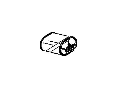 Pontiac Grand Prix Muffler - 12456172