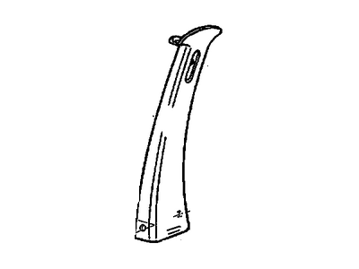 Chevy 10411035 Center Pillar Trim