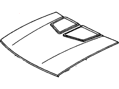 Chevy 22540125 Hood