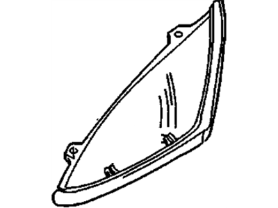 Pontiac 10148596 Side Glass