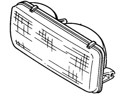 Oldsmobile 16512059 Lens & Housing