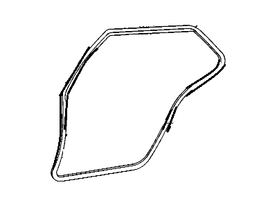 1997 Cadillac Seville Weather Strip - 25639713