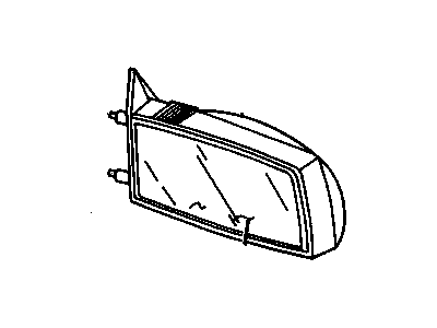 Pontiac Sunbird Side View Mirrors - 22570242