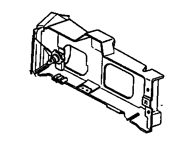 Cadillac 16508559 Mount Panel