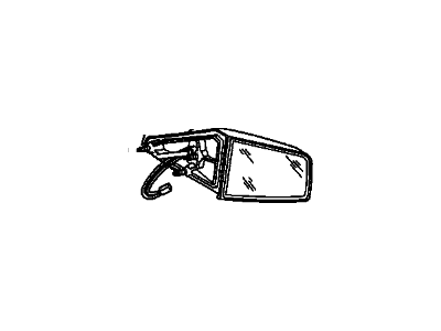 1993 Cadillac DeVille Side View Mirrors - 25604986