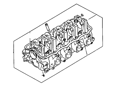 Chevy Metro Cylinder Head - 91177344