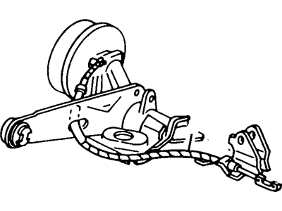 1985 Chevy Celebrity Parking Brake Cable - 10074372