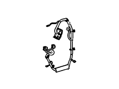 Chevy 23244860 HARNESS,FRONT SIDE DOOR DOOR LOCK & POWER WINDOW & OUTSIDE REAR VIEW MIRROR WIRING