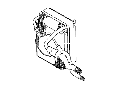 Chevy Tracker Evaporator - 96068948