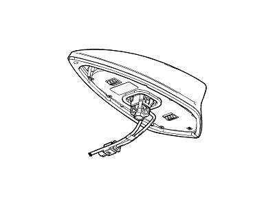 GM 22805131 Antenna, Power Radio Antenna