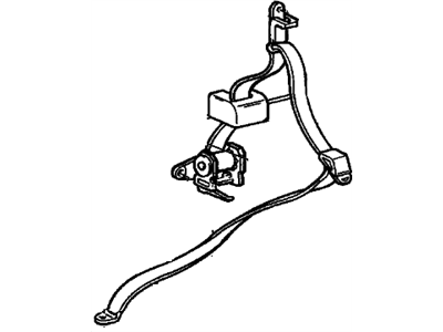 1994 Chevy Cavalier Seat Belt - 12512378