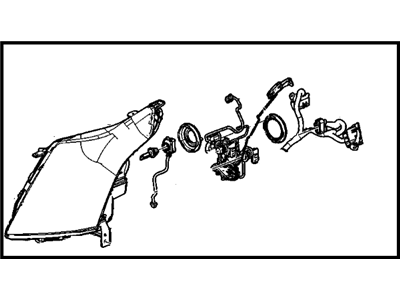 Cadillac 22774006 Composite Headlamp