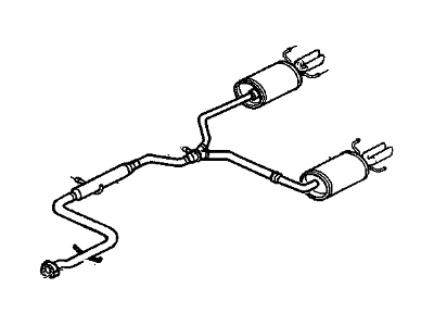 Chevy Monte Carlo Exhaust Pipe - 12454856