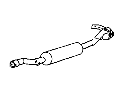 GMC C2500 Suburban Muffler - 15991763