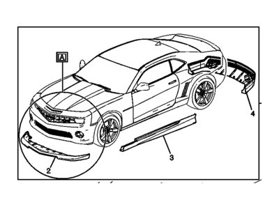 Chevy 22745172 Ground Effects