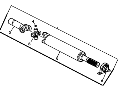 GMC 25857887 Drive Shaft