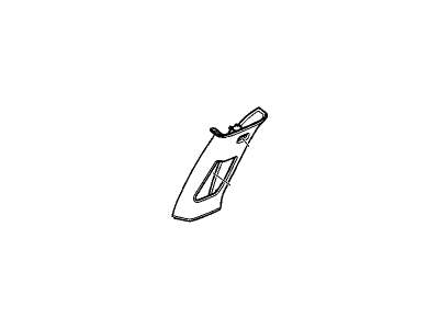 Buick 25873256 PANEL,CENTER PILLAR UPPER TRIM(PART OF 9)(TITANIUM)