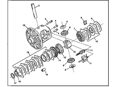 Chevy Silverado 1500 Differential - 84443626